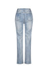 Better Attitude Rhinestone Straight Jeans